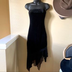 ANDY BLANCO NEW velvet tube Dress